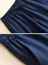 Load image into Gallery viewer, Women's Loose Cotton And Linen Casual Leggings