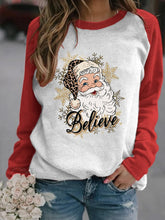 Load image into Gallery viewer, Women&#39;s Merry Christmas Santa Claus Print Casual Sweatshirt