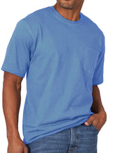Load image into Gallery viewer, Fashionable And Simple Round Neck Pocket Short-Sleeved Bottoming T-shirt