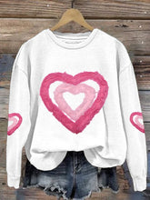 Load image into Gallery viewer, Women's Valentine's Day Printed Long Sleeve Sweatshirt