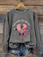 Load image into Gallery viewer, Only Heart Eyes For You Valentines Candy Heart Stanley Tumbler Belt Bag Print Casual Sweatshirt