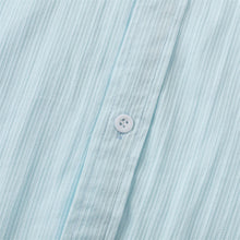 Load image into Gallery viewer, Men's Cotton And Linen High Quality Striped Pocket Short Sleeve Shirt