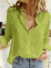 Load image into Gallery viewer, Women&#39;s Pure Color Casual Shirt