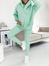 Load image into Gallery viewer, Hooded Casual and Comfortable Sweatshirt Suit