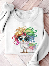 Load image into Gallery viewer, Funny Crazy Chicken Christmas Casual Print Sweatshirt