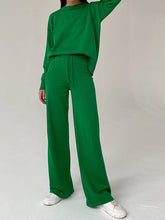 Load image into Gallery viewer, Women's Solid Color Knitted Two-piece Suit