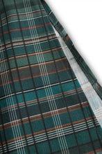 Load image into Gallery viewer, Women's Plaid Lapel Single-Breasted Shirt Maxi Dress
