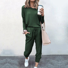 Load image into Gallery viewer, Comfy T-shirt&amp;Pants Two Pieces Set