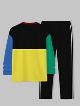 Load image into Gallery viewer, Men's Simple Colorblock Round Neck Casual Sports Set 0118