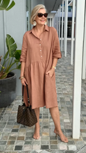 Load image into Gallery viewer, 2024 Spring New Women&#39;s Cotton linen casual dress