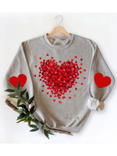 Load image into Gallery viewer, Valentine's Day Heart Sweatshirt