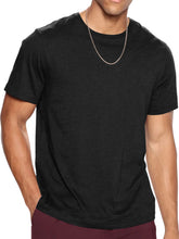 Load image into Gallery viewer, Men's Summer Round Neck Drop Shoulder Solid Color Short Sleeve T-Shirt