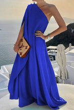 Load image into Gallery viewer, Alyse One Shoulder A-line Elegant Maxi Dress