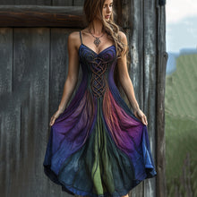 Load image into Gallery viewer, Vintage Celtic Knot Gradient Art Sling Dress