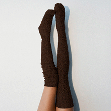 Load image into Gallery viewer, Solid Color Long Tube Knitted Over The Knee Socks