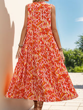 Load image into Gallery viewer, Tummy Flattering Floral Sleeveless Dress