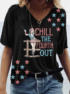 Women's Chill The Fourth Out Casual T-shirt