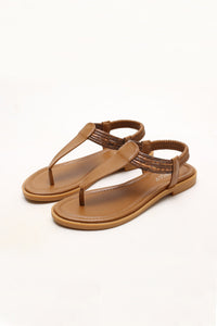 Bohemia Peep Toe Thong Sandals