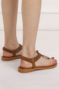 Bohemia Peep Toe Thong Sandals