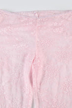 Load image into Gallery viewer, Pink Lace Bodysuit Long Pants Suits