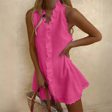 Load image into Gallery viewer, Casual Cotton Linen Lace Dress