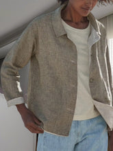 Load image into Gallery viewer, Women's Casual Cotton And Linen Pocket Shirt
