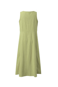 Solid Color Pocket Tank Dress
