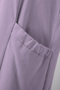 Solid Color Pocket Tank Dress