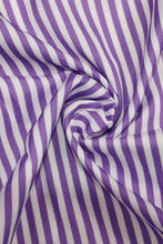 Load image into Gallery viewer, Striped Tie-waist Tiered Shirt Dress