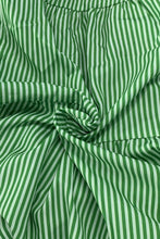 Load image into Gallery viewer, Striped Tie-waist Tiered Shirt Dress