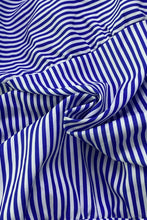 Load image into Gallery viewer, Striped Tie-waist Tiered Shirt Dress
