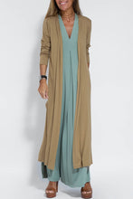 Load image into Gallery viewer, V Neck Tank Dress Long Cardigan Suits