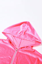Load image into Gallery viewer, Velvet Tie-back Vest Hoodie Three-piece Pants Suits