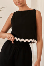 Load image into Gallery viewer, Wavy Hem Tank Top Shorts Suits