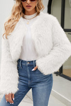 Load image into Gallery viewer, Stylish Long Sleeve Short Casual Faux Fur Jacket