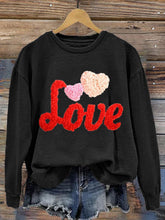 Load image into Gallery viewer, Women's Valentine's Day Printed Long Sleeve Sweatshirt