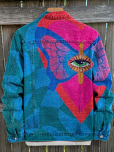 Load image into Gallery viewer, Vintage Print Casual Denim Jacket