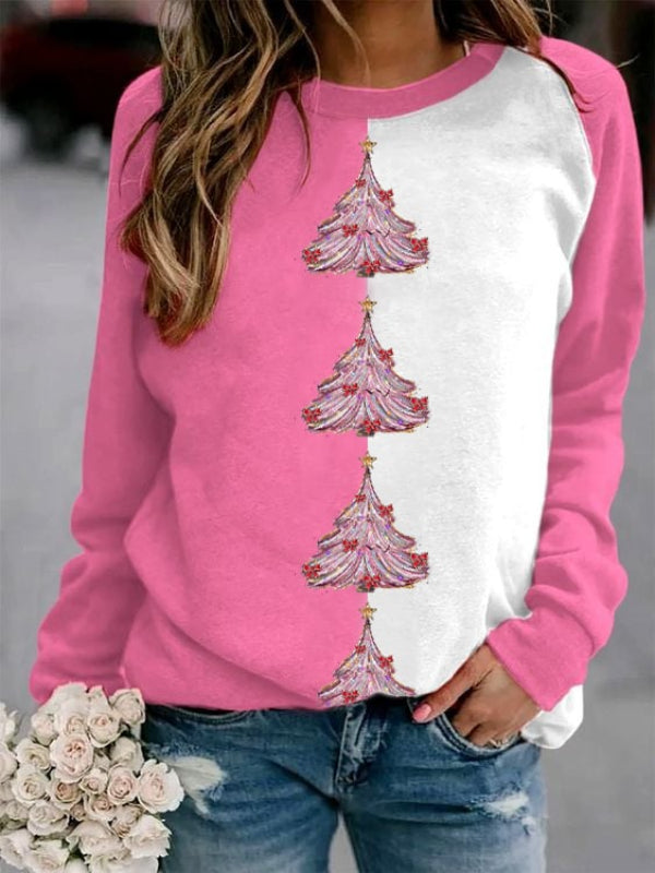 Women's Christmas Printed Casual Sweatshirt