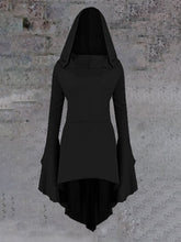 Load image into Gallery viewer, Women&#39;s Halloween Witch Long-Sleeve Hooded Dress