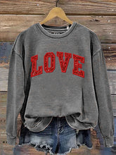 Load image into Gallery viewer, Valentine'S Day Gift Heart Print Casual Sweatshirt
