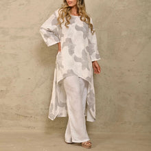 Load image into Gallery viewer, Casual Loose plus Size Print Irregular Long Sleeve Suit