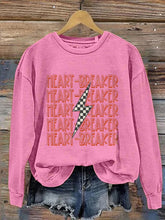 Load image into Gallery viewer, Heartbreaker Valentine's Day Print Casual Sweatshirt