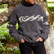 Load image into Gallery viewer, Vintage Mens Surf Jacquard Knit Sweater