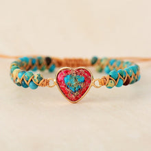 Load image into Gallery viewer, Passionate Heart Jasper Bracelet