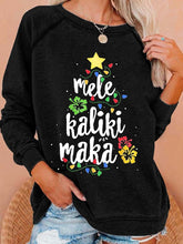 Load image into Gallery viewer, Women'S Christmas Print Casual Sweatshirt