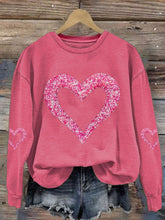 Load image into Gallery viewer, Women's Valentine's Day Printed Long Sleeve Sweatshirt
