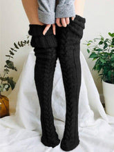 Load image into Gallery viewer, Soft Warm Over Knee Extra Long Knitted Socks