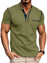 Load image into Gallery viewer, Men's Fashion Cotton Short Sleeve Polo Shirt