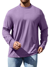 Load image into Gallery viewer, Men's Casual Round Neck Striped Loose Large Size T-Shirt