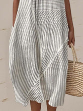 Load image into Gallery viewer, Women'S Casual Printed Round-Neck Sleeveless Dress